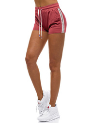 Spodenki dresowe damskie różowe OZONEE JS/1023/B17/B