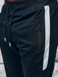 Штани спортивні чоловічі tемно-cинi OZONEE JS/8K212B