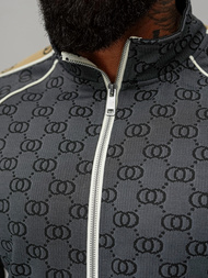 Спортивний костюм чоловічій чорний OZONEE O/FF5110AB