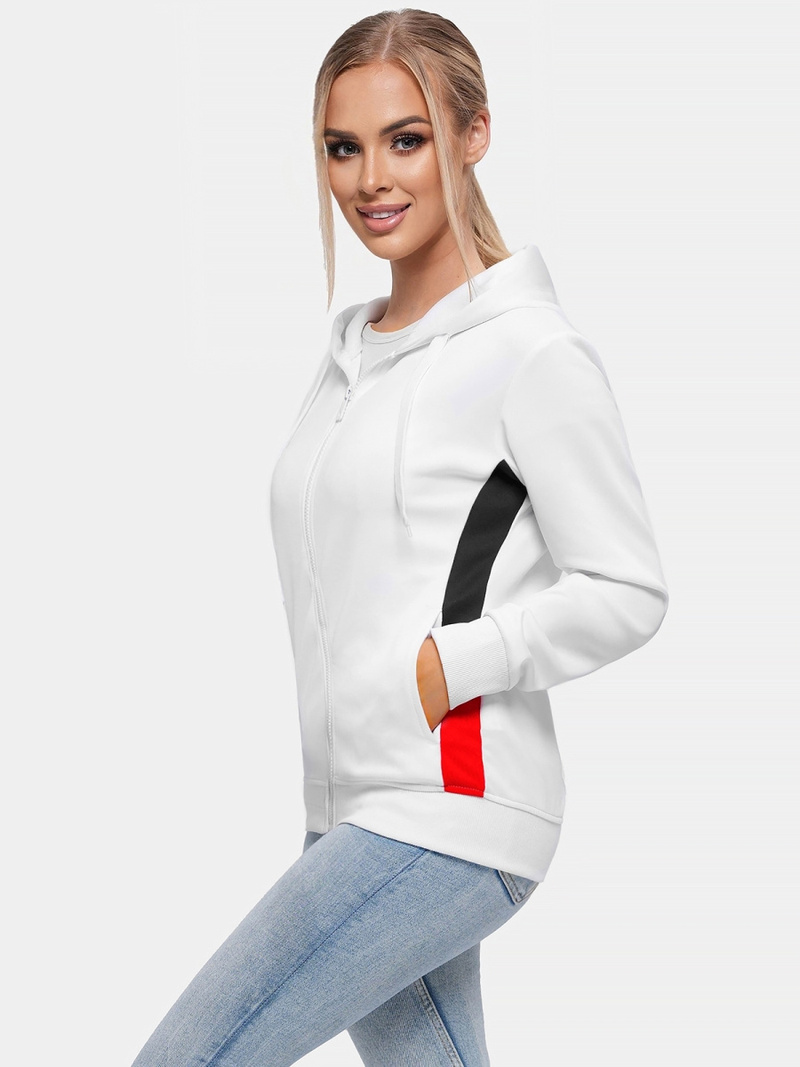 Жіноча Толстовка Бiла OZONEE JS/JK88123/1Z