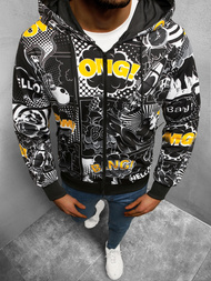 Толстовка чоловіча Чорна OZONEE O/HM750Z