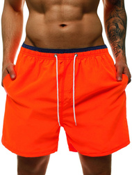 Spodenki kąpielowe męskie pomarańczowe OZONEE ST007-1