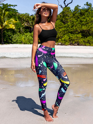 Legginsy damskie kolorowe OZONEE O/20973Z