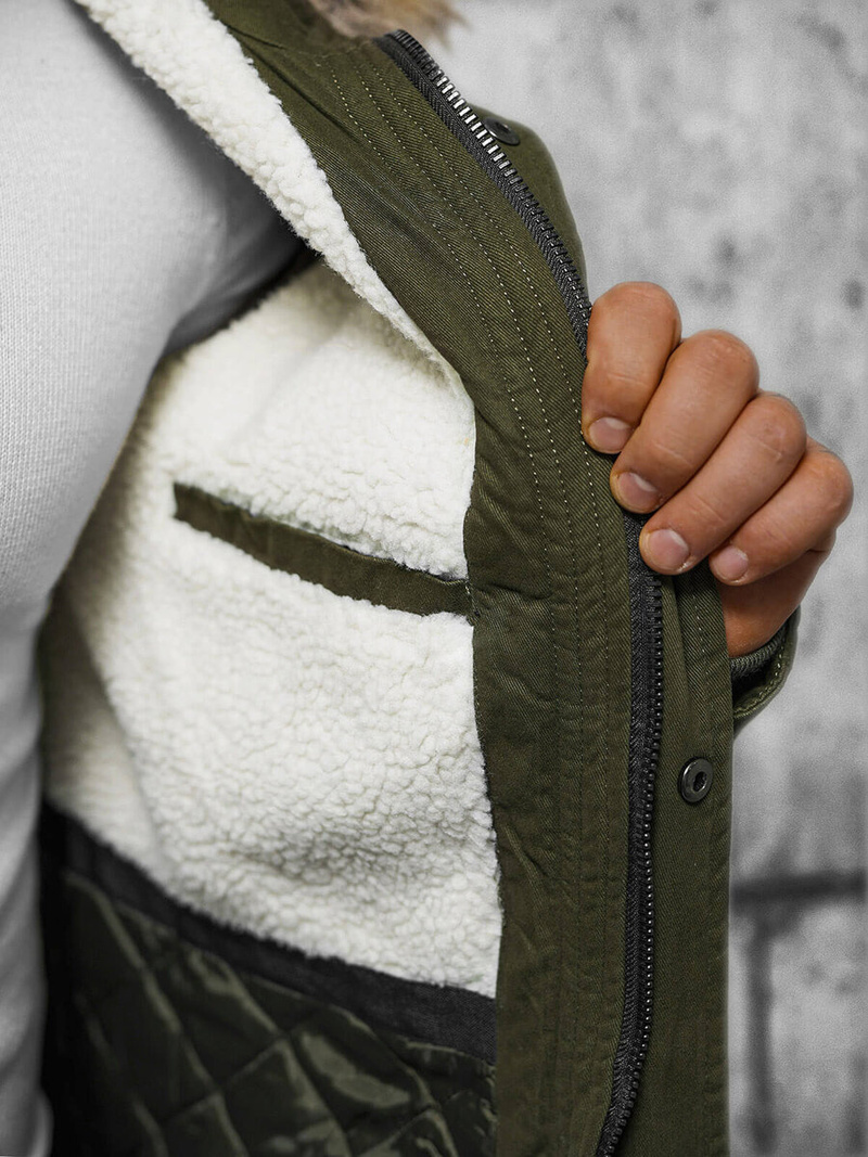 Куртка зимова чоловіча xакi OZONEE JD/391Z