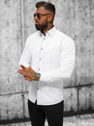 Класична сорочка чоловіча Бiла OZONEE O/V65