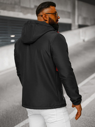 Куртка softshell чоловіча Чорно-Червона OZONEE JS/HH022/1C