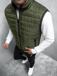 Безрукавка чоловіча Зелена OZONEE JS/MY77