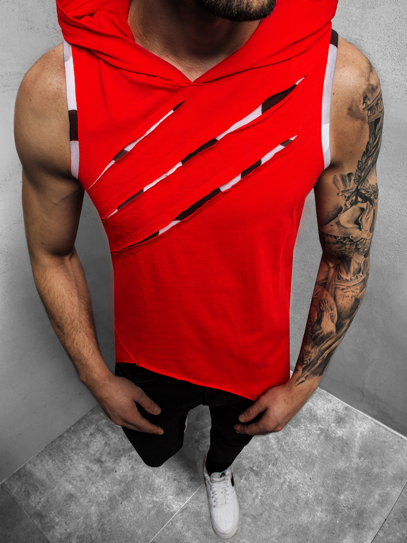 Майка чоловіча Червона OZONEE O/1254Z