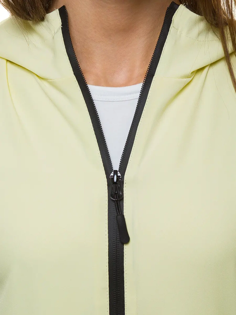 Kurtka przejściowa damska jasno-żółta OZONEE JS/HH036/59