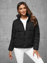 Куртка жіноча чорна OZONEE JS/16M9107/392