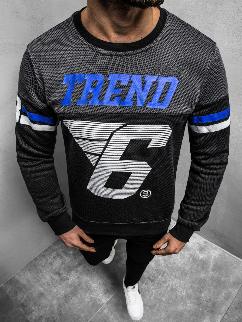 Толстовка чоловіча Чорна OZONEE JS/DD752Z