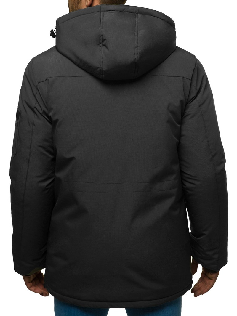 Kurtka zimowa męska grafitowa OZONEE O/9805