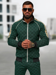 Komplet dresowy męski zielony OZONEE O/FF5110AB