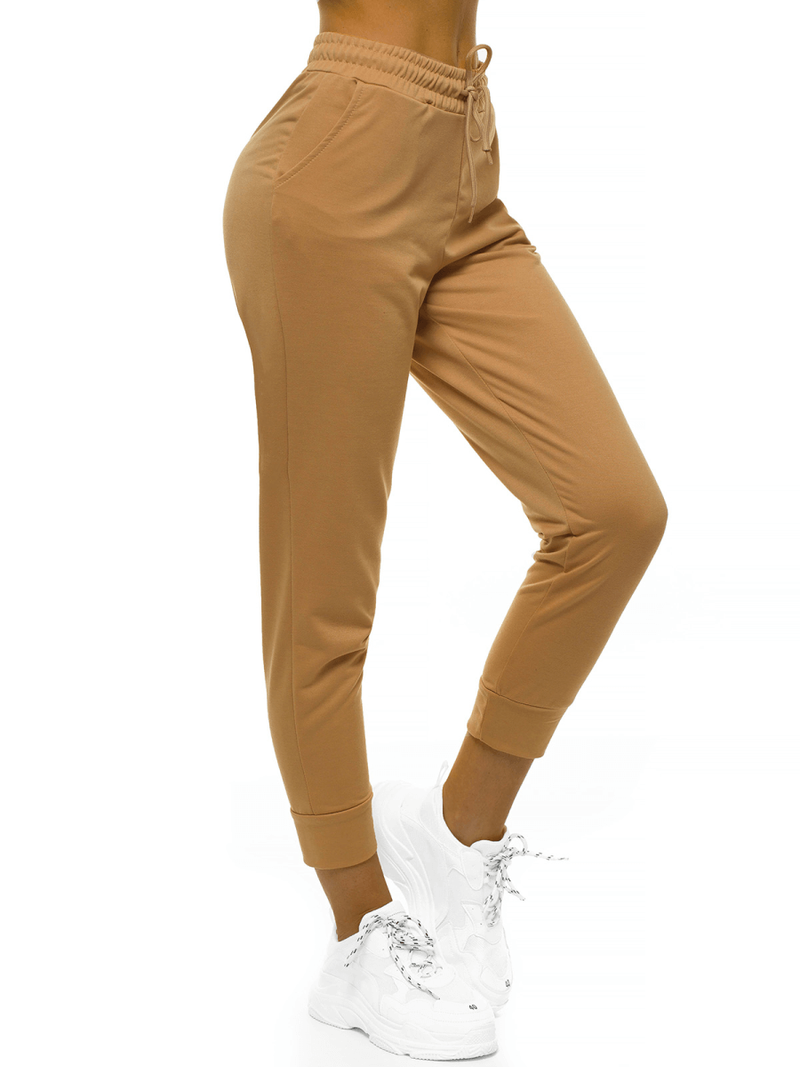 Спортивні штани жіночі Бежевi OZONEE O/MB2002/21