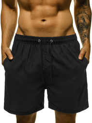 Spodenki kąpielowe męskie czarne OZONEE O/YW07008/1