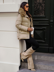 Куртка жіноча Бежева OZONEE JS/5M3256/62