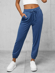 Spodnie damskie joggery indygo OZONEE O/HGM6608