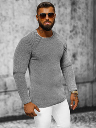 Светр чоловічій ciрий OZONEE L/2492