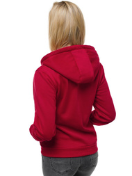 Bluza rozpinana damska bordowa OZONEE JS/W03