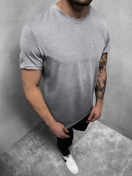 T-Shirt męski jasno-szary OZONEE JS/S01Z