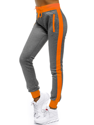 Спортивні штани жіночі Графітові OZONEE JS/JK88108