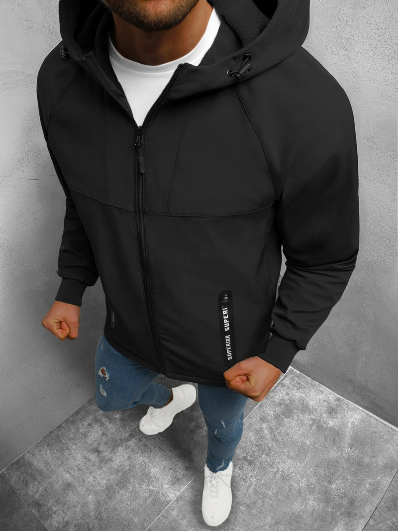 Куртка softshell чоловіча Чорна OZONEE JS/HM189/1