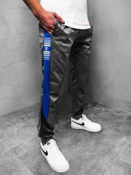 Spodnie dresowe męskie grafitowe OZONEE JS/AM118Z