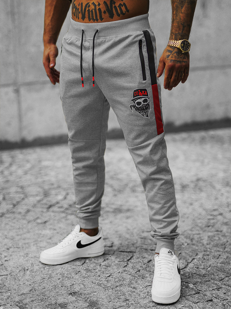 Spodnie dresowe męskie szare OZONEE JS/K10250Z