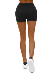 Spodenki dresowe damskie czarne OZONEE O/Z50