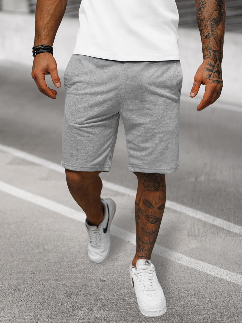 Шорти чоловічі ciрий OZONEE JS/8K100/2Z