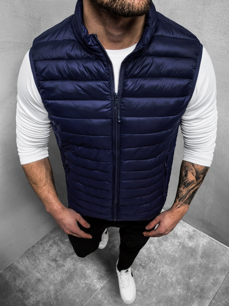 Kamizelka męska granatowa OZONEE JS/LY32Z