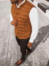 Безрукавка чоловіча Яскраво-Гiрчичний OZONEE DE/2094