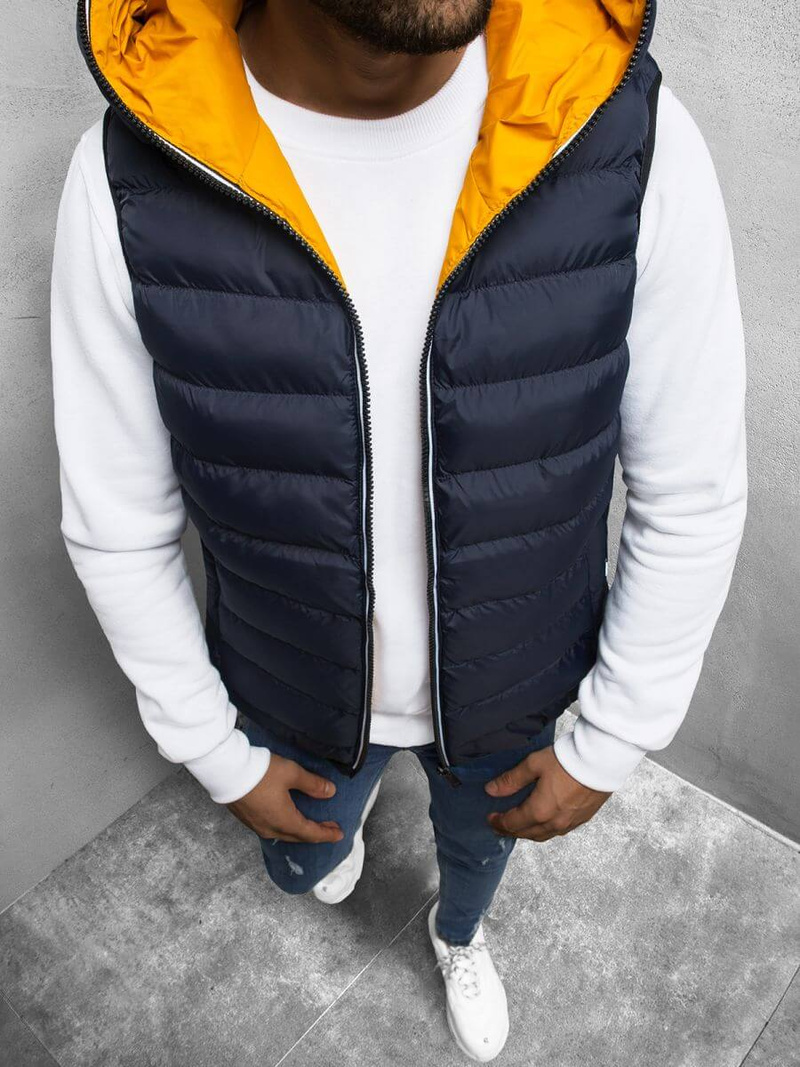 Безрукавка чоловіча Темно-Синя OZONEE N/6878/2