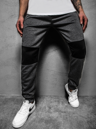 Spodnie dresowe męskie grafitowe OZONEE JS/JZ11015Z