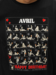 Футболка чоловіча Чорна OZONEE NB/3005