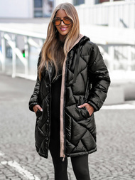 Куртка жіноча чорна OZONEE JS/5M3189/392Z