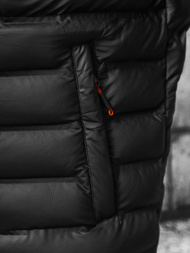 Kurtka męska pikowana czarna OZONEE JS/22M326/392