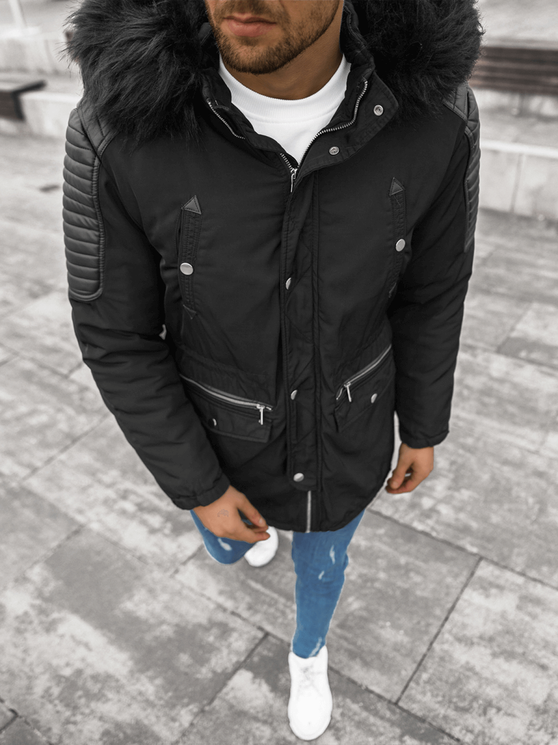 Куртка зимова чоловіча Чорна OZONEE O/88853Z