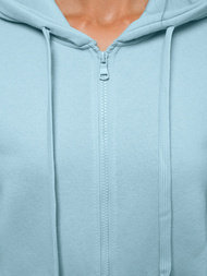 Bluza rozpinana damska jasno-niebieska OZONEE JS/W03/50Z