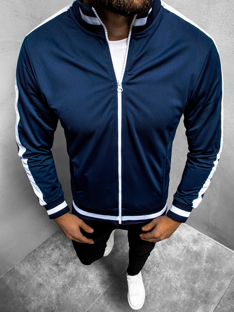 Bluza męska rozpinana granatowa OZONEE O/2126Z