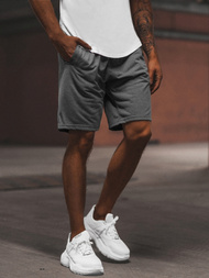 Spodenki dresowe męskie grafitowe OZONEE JS/8K100/5Z