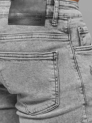 Spodnie jeansowe męskie szare OZONEE O/B5721Z