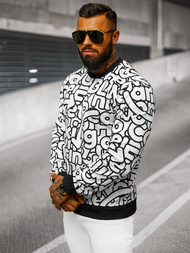 Bluza męska biała OZONEE JS/8B1137/1