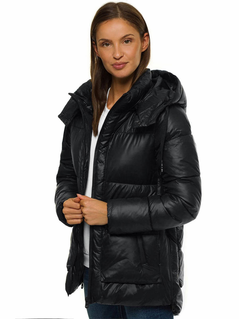 Куртка жіноча Чорна OZONEE O/M1552/1