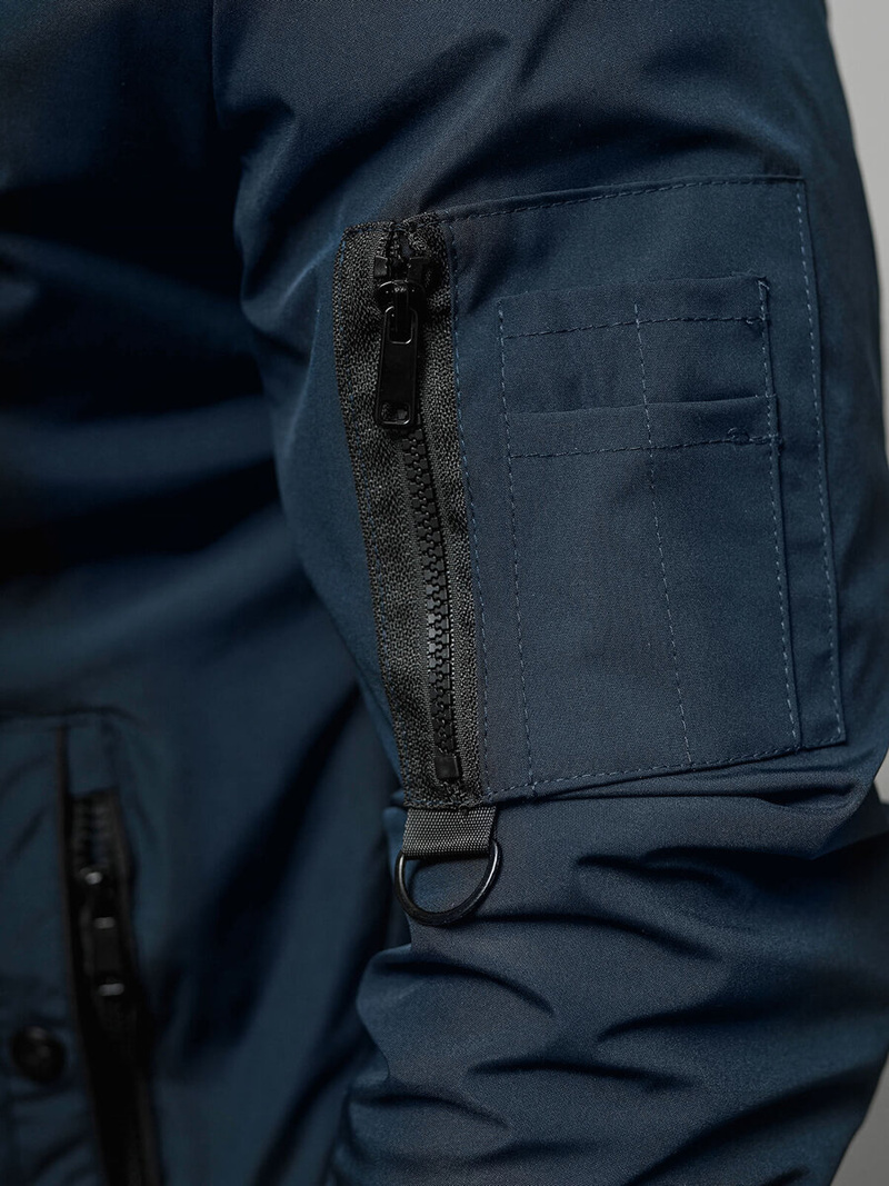 Kurtka męska bomberka granatowa OZONEE JS/84M3036/215