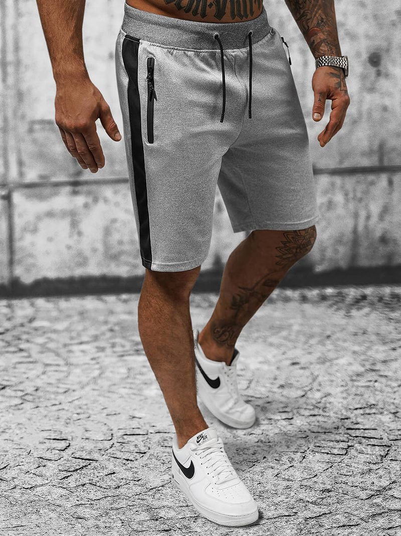 Шорти чоловічі Сiрий OZONEE JS/8K281