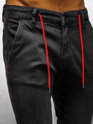 Spodnie męskie czarne OZONEE B/7154Z