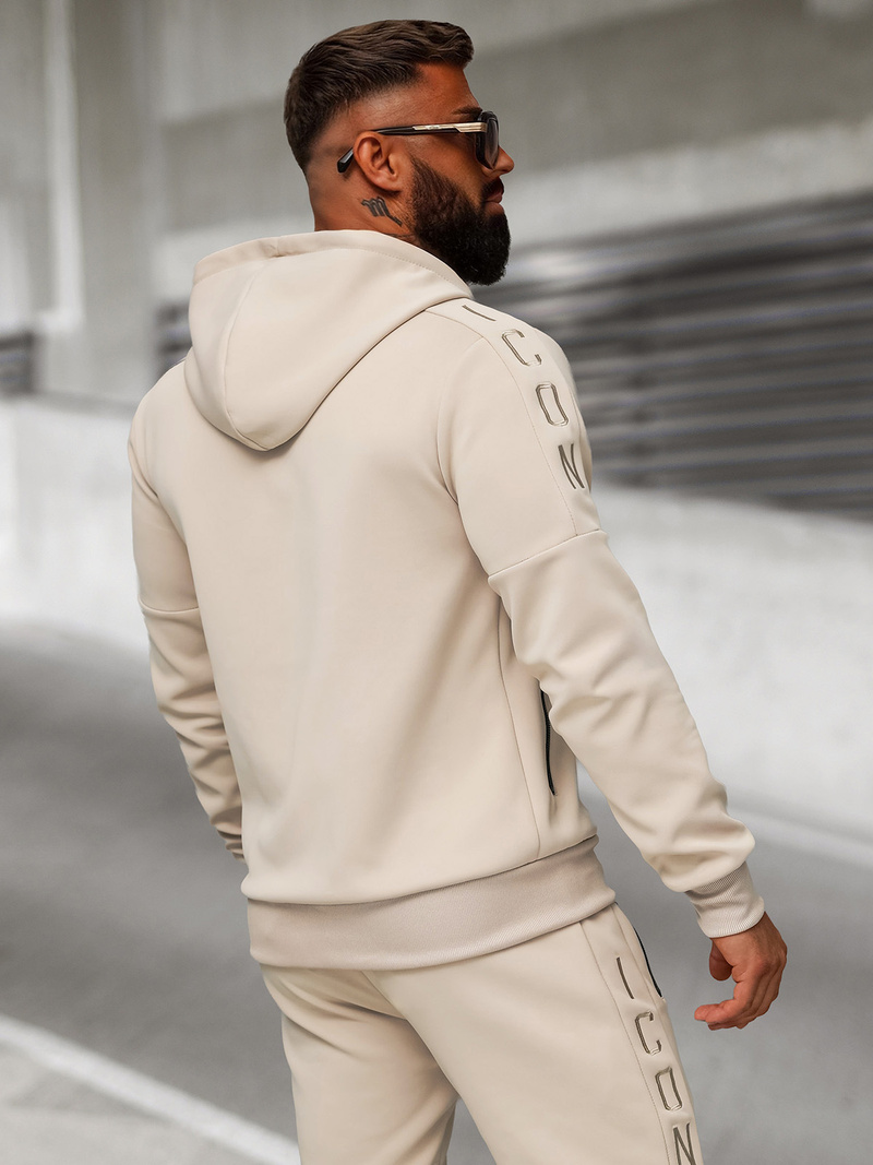 Спортивний костюм чоловічій Бежева OZONEE O/LN11760