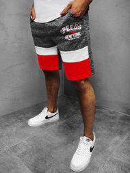 Spodenki dresowe męskie grafitowe OZONEE JS/KS2513