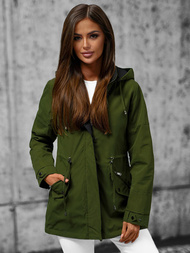 Куртка жіноча Зелена OZONEE JS/16M9081/136